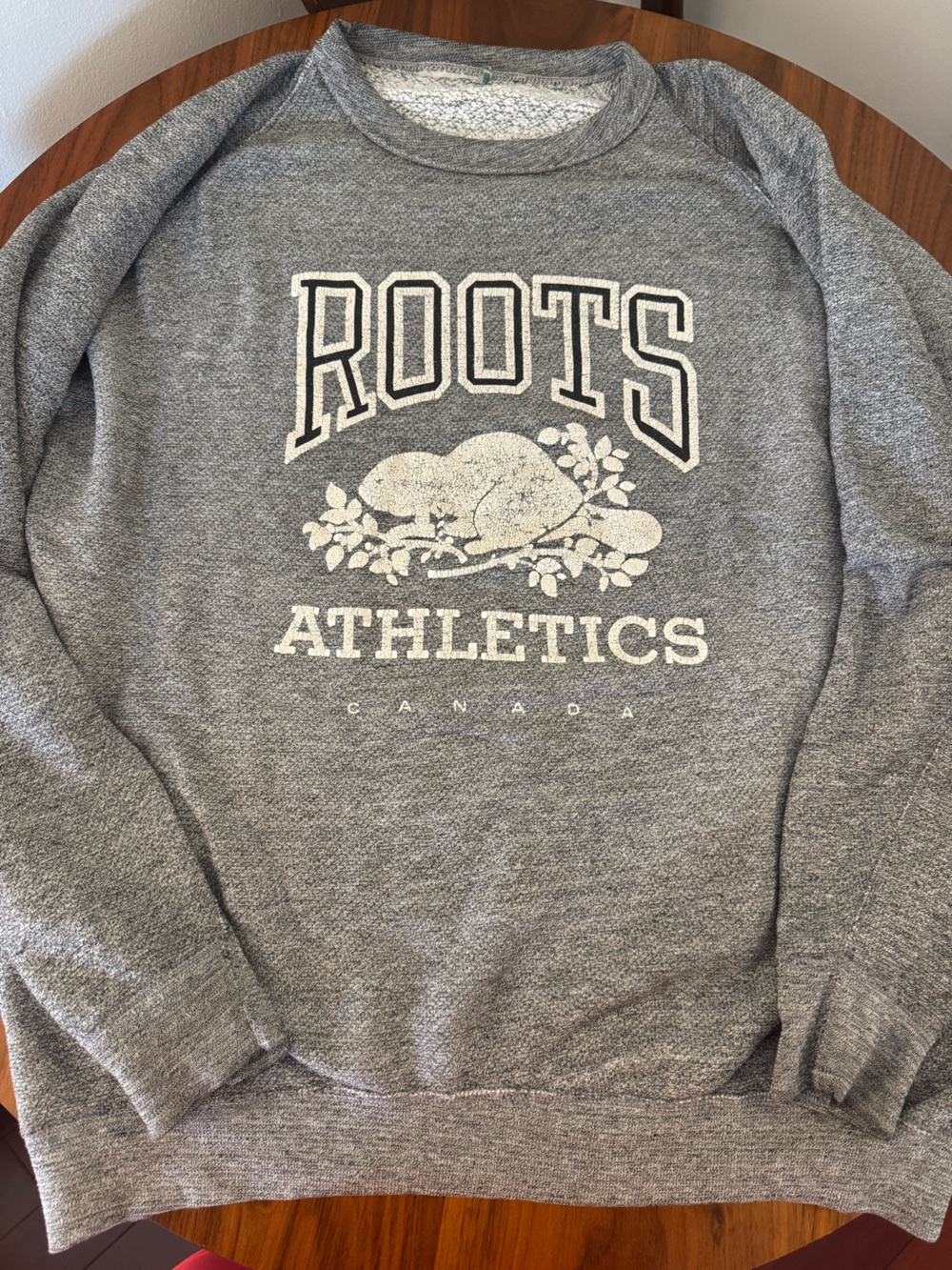 Vintage Women’s Roots Athletics Grey Crewneck Sweatshirt